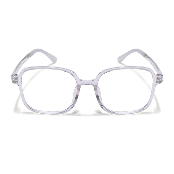 Voyage Air Transparent Square Eyeglasses for Men & Women - MG4384-C2