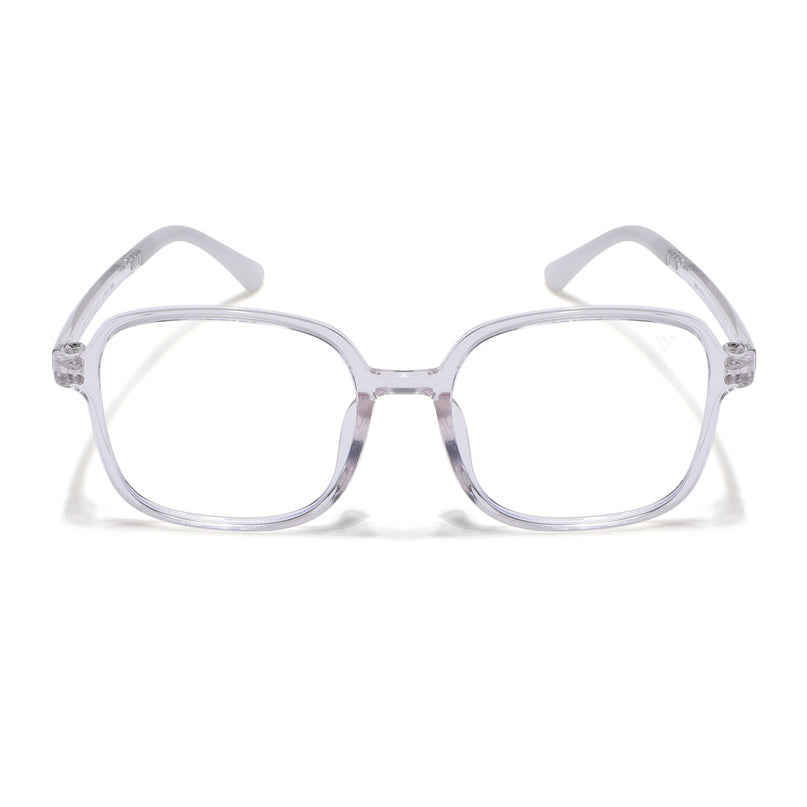 Voyage Air Transparent Square Eyeglasses for Men & Women - MG4384-C2