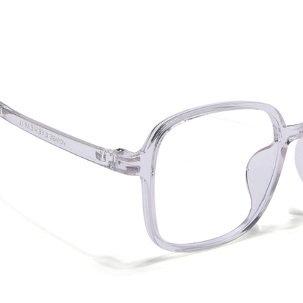 Voyage Air Transparent Square Eyeglasses for Men & Women - MG4384-C2