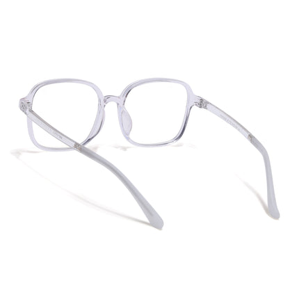 Voyage Air Transparent Square Eyeglasses for Men & Women - MG4384-C2
