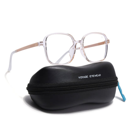 Voyage Air Nude Square Eyeglasses for Men & Women - MG4385-C3