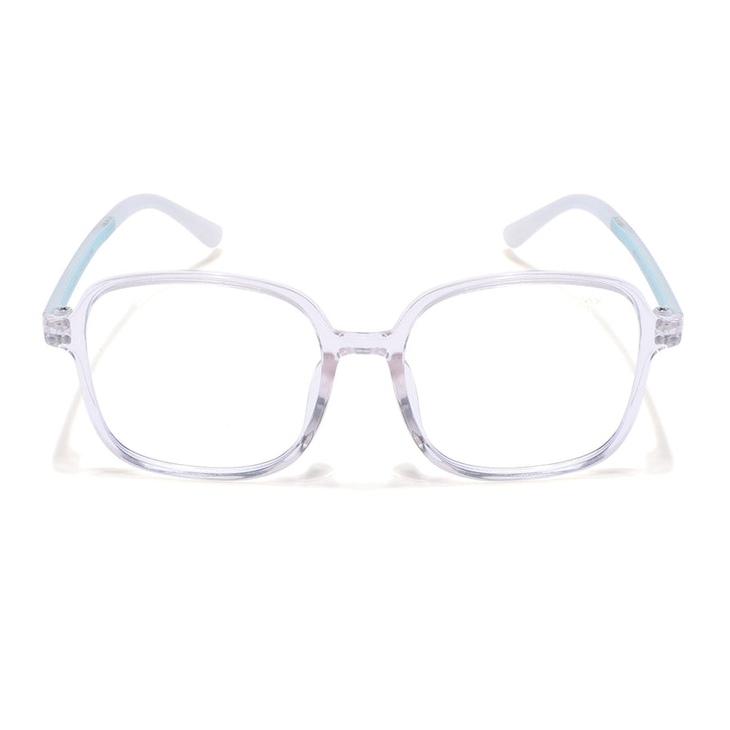 Voyage Air Transparent Square Eyeglasses for Men & Women - MG4386-C4