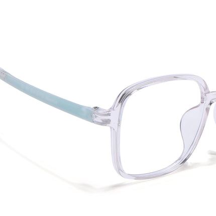 Voyage Air Transparent Square Eyeglasses for Men & Women - MG4386-C4