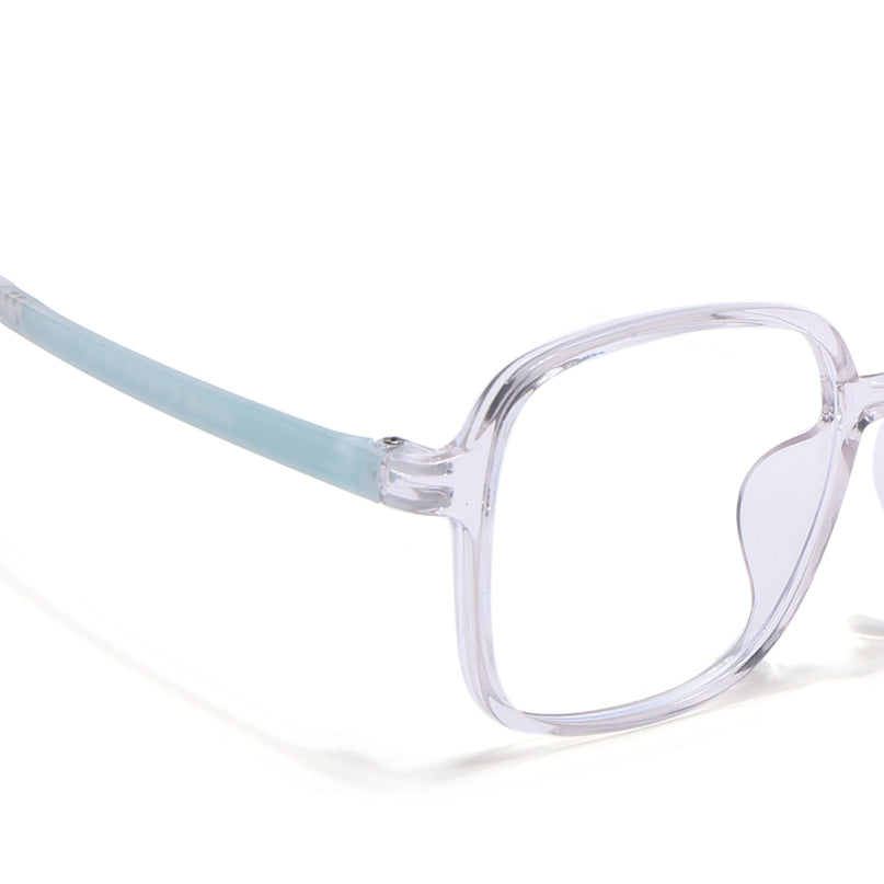 Voyage Air Transparent Square Eyeglasses for Men & Women - MG4386-C4