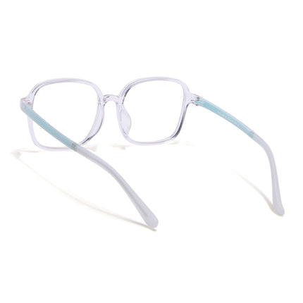 Voyage Air Transparent Square Eyeglasses for Men & Women - MG4386-C4