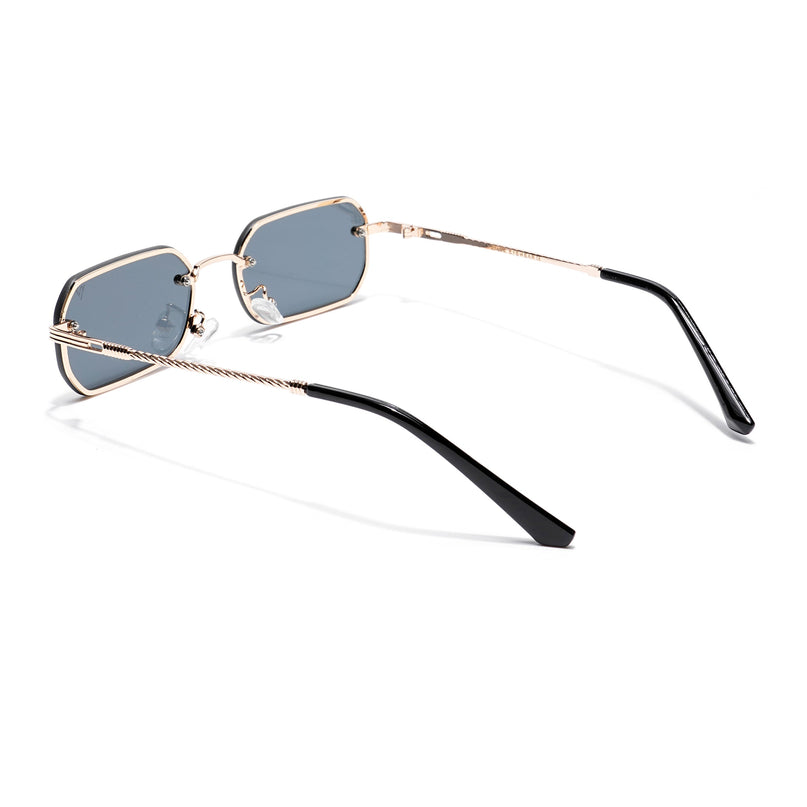 Black Rectangle Sunglasses - MG4321