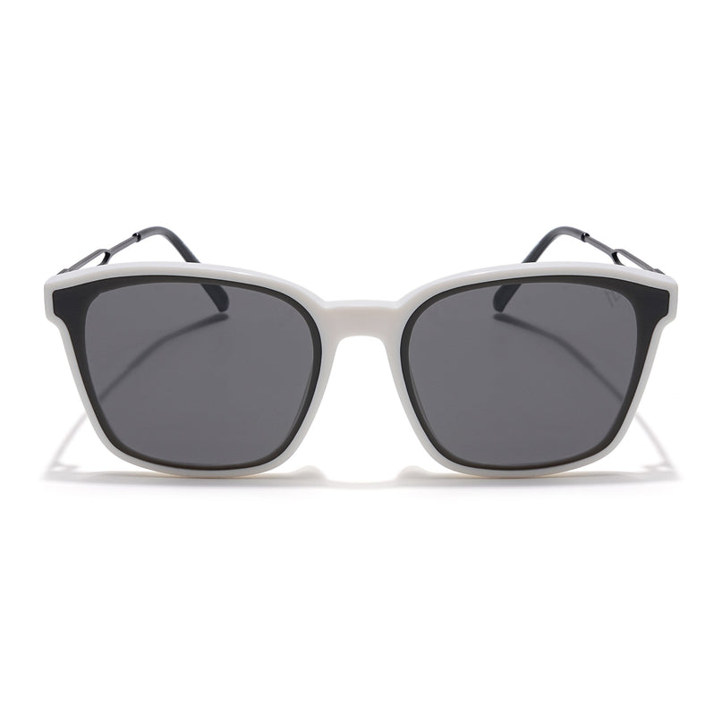 Voyage Select Wayfarer Sunglasses (Black Lens | White Frame - SLMG6240)