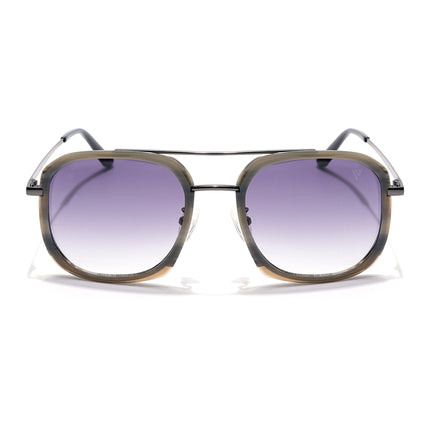 Voyage Select Wayfarer Sunglasses (Grey & Clear Lens | Grey Frame - SLMG6113)