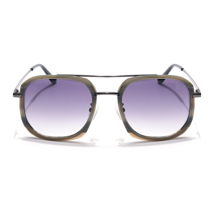 Voyage Select Wayfarer Sunglasses (Grey & Clear Lens | Grey Frame - SLMG6113)