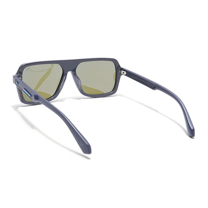 Voyage Select Square Polarized Sunglasses (Blue Lens | Grey Frame - SLPMG6205)