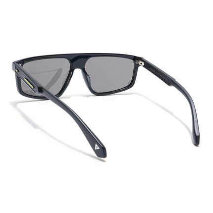 Voyage Select Rectangle Polarized Sunglasses (Grey Lens | Black Frame - SLPMG6200)
