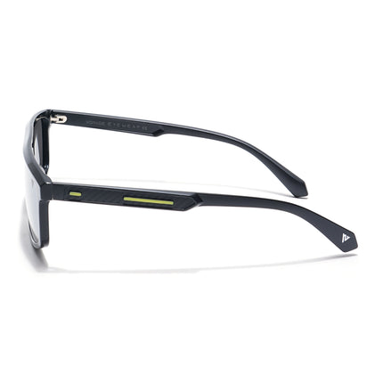 Voyage Select Rectangle Polarized Sunglasses (Grey Lens | Black Frame - SLPMG6200)