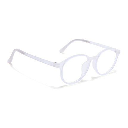 Voyage Air Transparent Round Eyeglasses for Men & Women - MG4378-C5