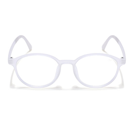 Voyage Air Transparent Round Eyeglasses for Men & Women - MG4378-C5