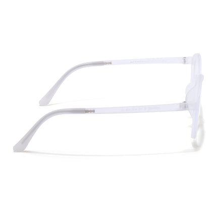 Voyage Air Transparent Round Eyeglasses for Men & Women - MG4378-C5
