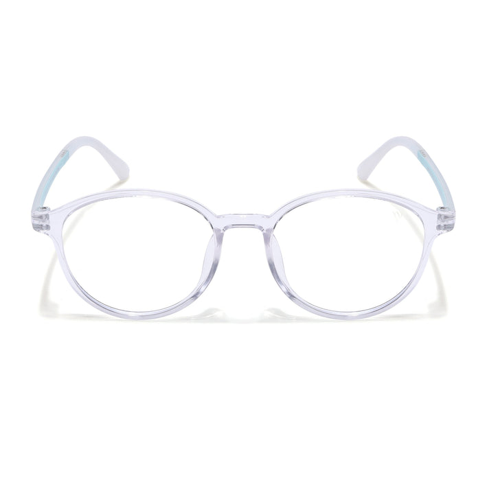 Voyage Air Transparent Round Eyeglasses for Men & Women - MG4380-C3
