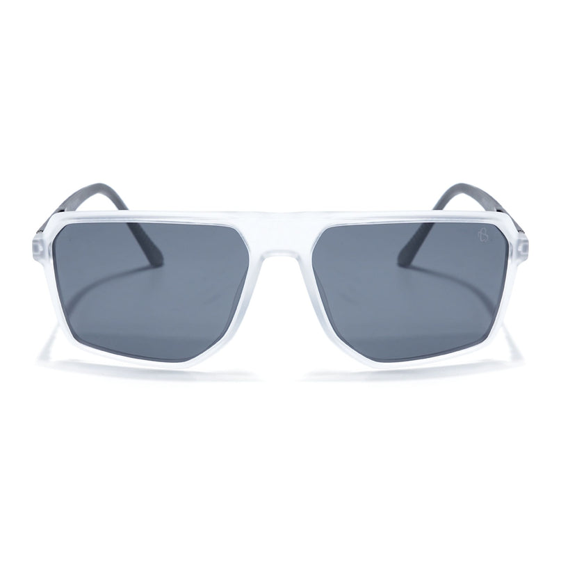 Eyejack Transparent Wayfarer Polarized Sunglasses for Men & Women (91127PCL1136)