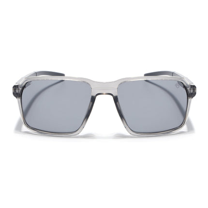 Eyejack Grey Wayfarer Polarized Sunglasses for Men & Women (91141PCL1145)