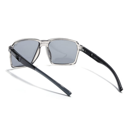Eyejack Grey Wayfarer Polarized Sunglasses for Men & Women (91141PCL1145)