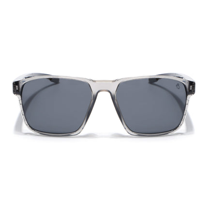 Eyejack Grey Square Polarized Sunglasses for Men & Women (91143PCL1150)