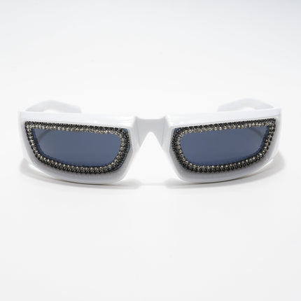 Black Wrap-Around Sunglasses - MG4353