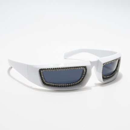 Black Wrap-Around Sunglasses - MG4353