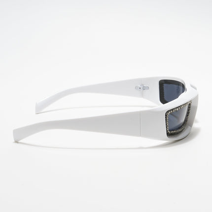 Black Wrap-Around Sunglasses - MG4353