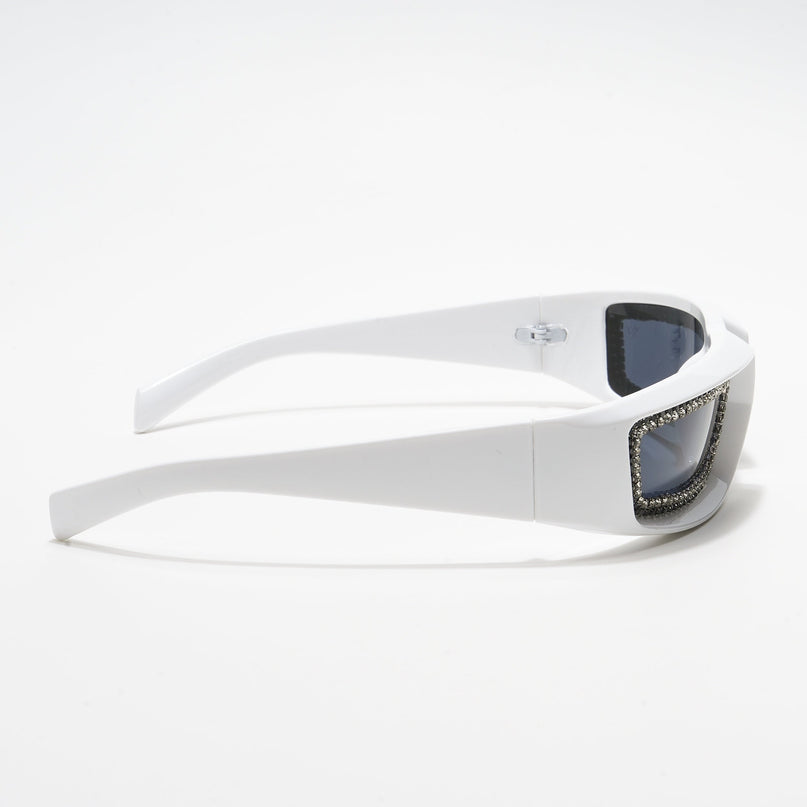 Black Wrap-Around Sunglasses - MG4353