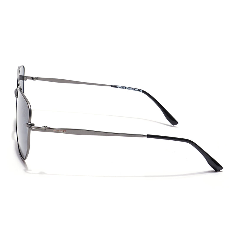 Voyage Select Square Polarized Sunglasses (Grey Lens | Grey Frame - SLPMG5950)