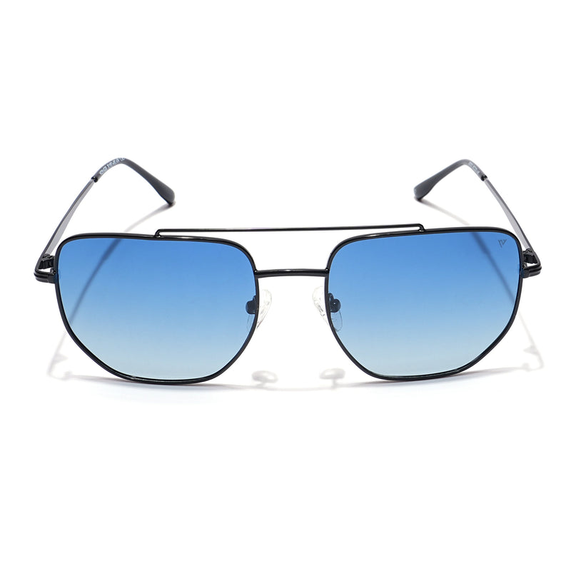 Voyage Select Square Polarized Sunglasses (Blue Lens | Black Frame - SLPMG5952)