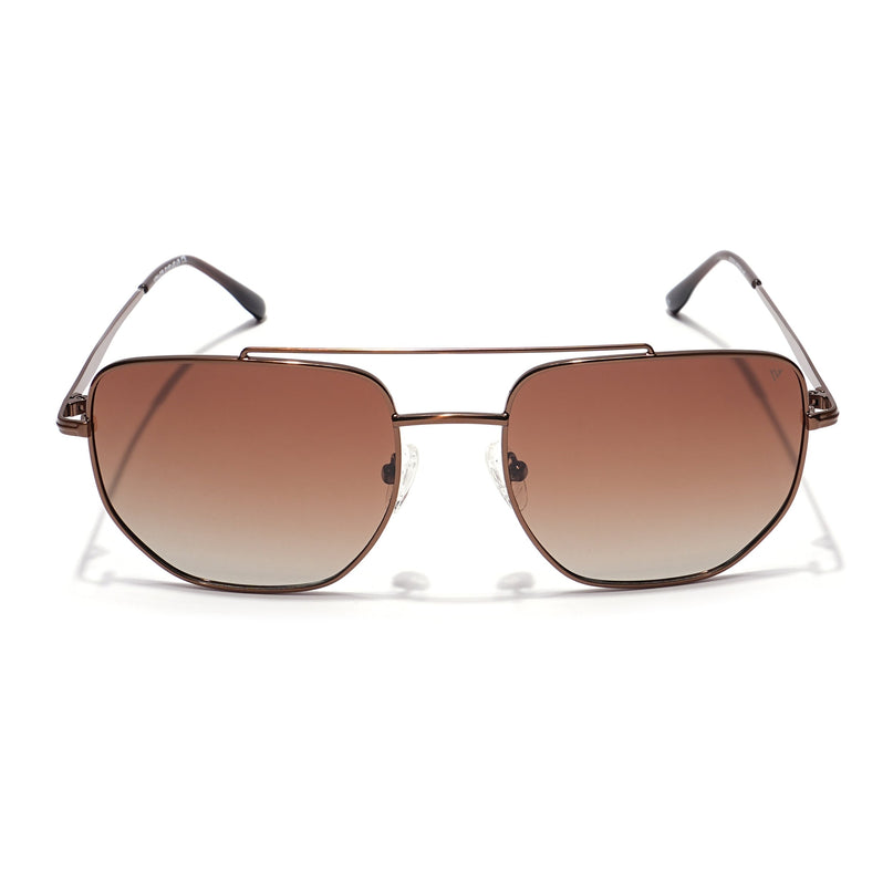 Voyage Select Square Polarized Sunglasses (Brown Lens | Brown Frame - SLPMG5954)