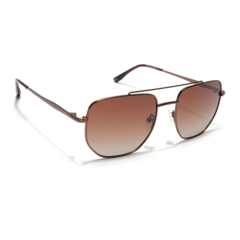 Voyage Select Square Polarized Sunglasses (Brown Lens | Brown Frame - SLPMG5954)