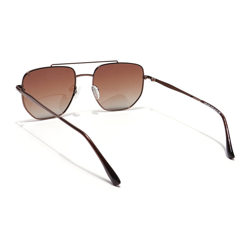Voyage Select Square Polarized Sunglasses (Brown Lens | Brown Frame - SLPMG5954)