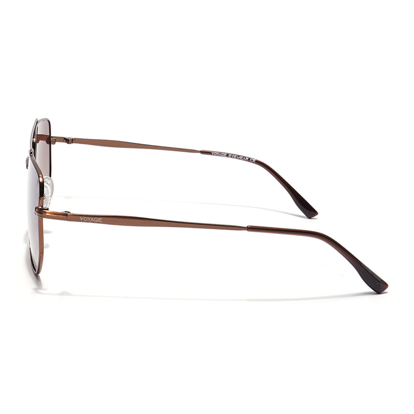 Voyage Select Square Polarized Sunglasses (Brown Lens | Brown Frame - SLPMG5954)