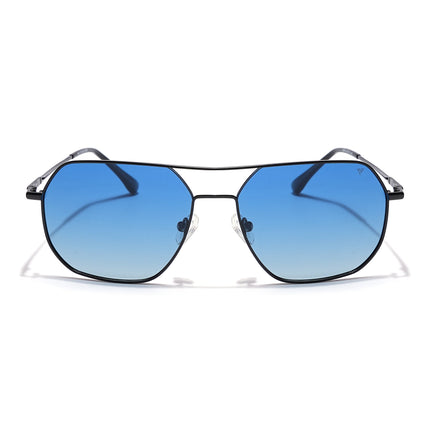 Voyage Select Square Polarized Sunglasses (Blue Lens | Black Frame - SLPMG5962)