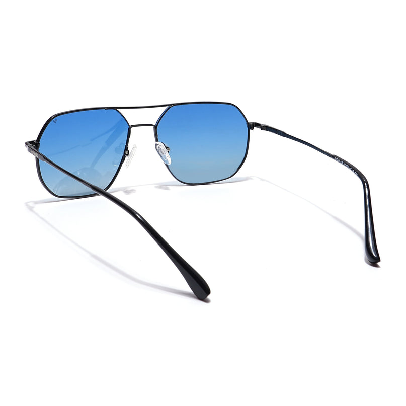 Voyage Select Square Polarized Sunglasses (Blue Lens | Black Frame - SLPMG5962)