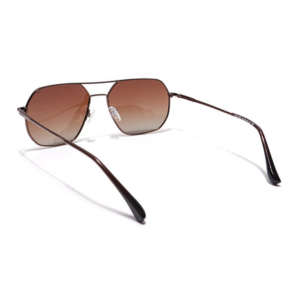 Voyage Select Square Polarized Sunglasses (Brown Lens | Brown Frame - SLPMG5964)