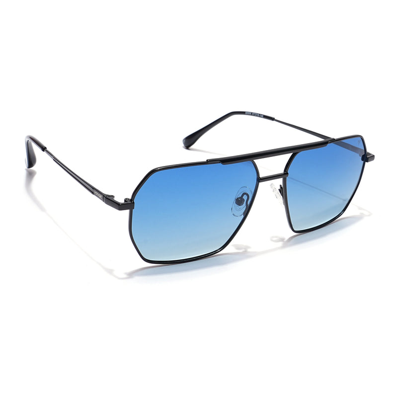 Voyage Select Square Polarized Sunglasses (Blue Lens | Black Frame - SLPMG5957)
