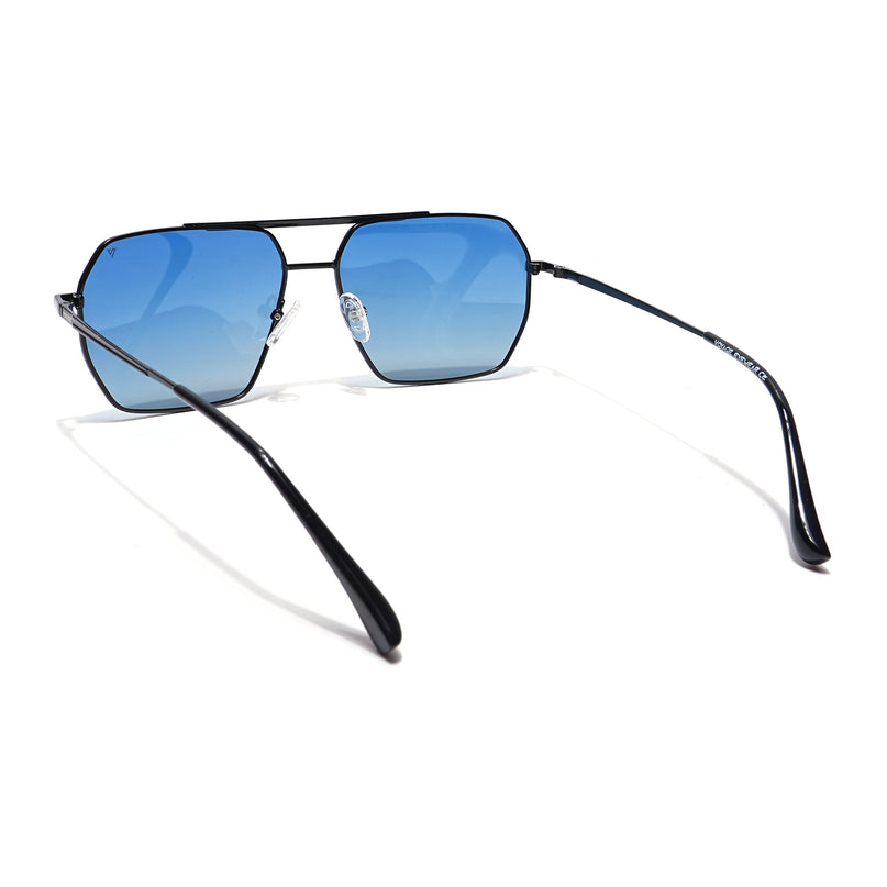 Voyage Select Square Polarized Sunglasses (Blue Lens | Black Frame - SLPMG5957)