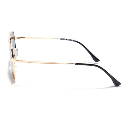 Voyage Select Square Polarized Sunglasses (Olive Lens | Golden Frame - SLPMG5958)