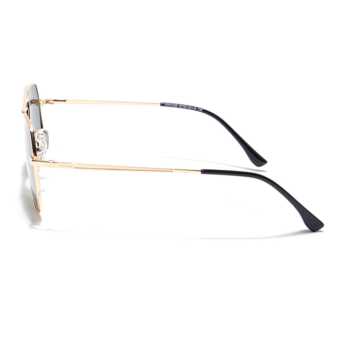 Voyage Select Square Polarized Sunglasses (Olive Lens | Golden Frame - SLPMG5958)