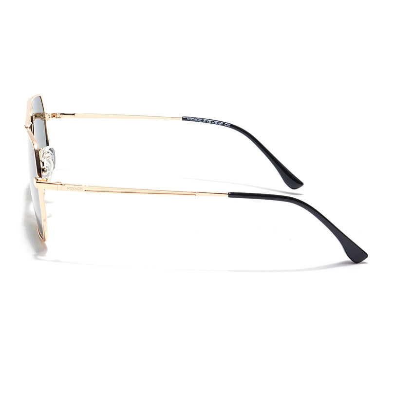 Voyage Select Square Polarized Sunglasses (Olive Lens | Golden Frame - SLPMG5958)