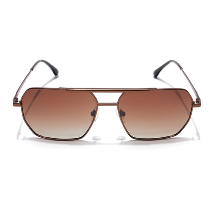 Voyage Select Square Polarized Sunglasses (Brown Lens | Brown Frame - SLPMG5959)