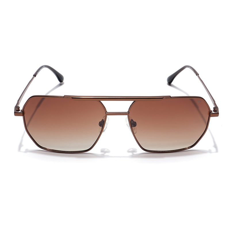 Voyage Select Square Polarized Sunglasses (Brown Lens | Brown Frame - SLPMG5959)