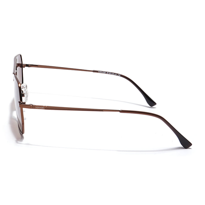 Voyage Select Square Polarized Sunglasses (Brown Lens | Brown Frame - SLPMG5959)