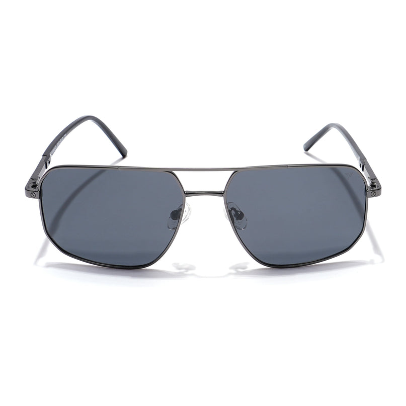 Voyage Select Square Polarized Sunglasses (Grey Lens | Grey Frame - SLPMG5946)