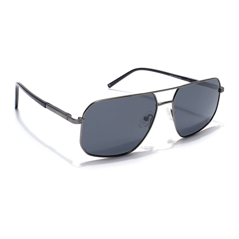 Voyage Select Square Polarized Sunglasses (Grey Lens | Grey Frame - SLPMG5946)