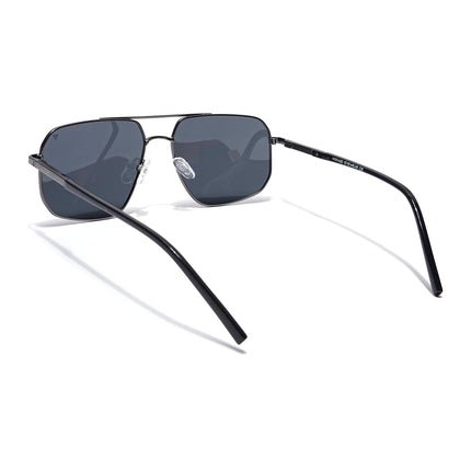 Voyage Select Square Polarized Sunglasses (Grey Lens | Grey Frame - SLPMG5946)