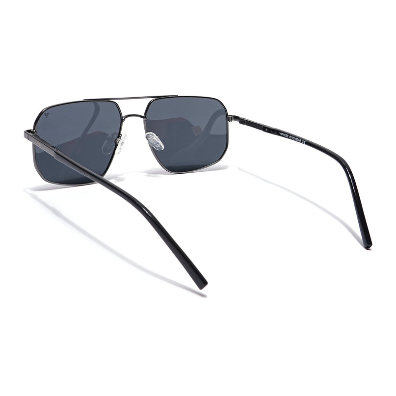 Voyage Select Square Polarized Sunglasses (Grey Lens | Grey Frame - SLPMG5946)