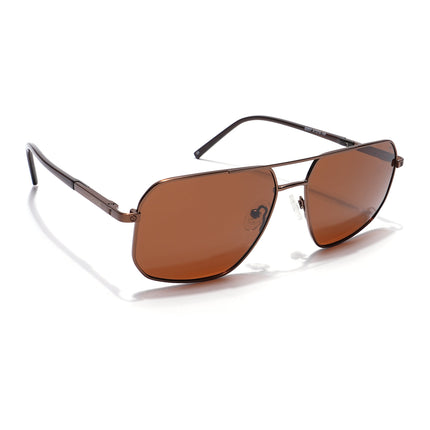 Voyage Select Square Polarized Sunglasses (Brown Lens | Brown Frame - SLPMG5949)